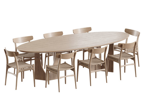 Dining table BRISBANE 3D 모델