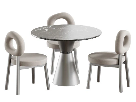 Dining table CAIRNS 3D Model