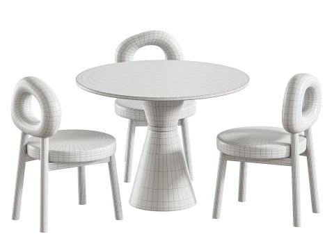 Dining table CAIRNS 3D Model