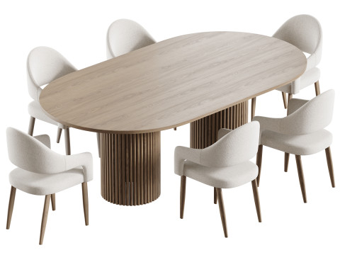 Dining table EDINBURGH Model 3D