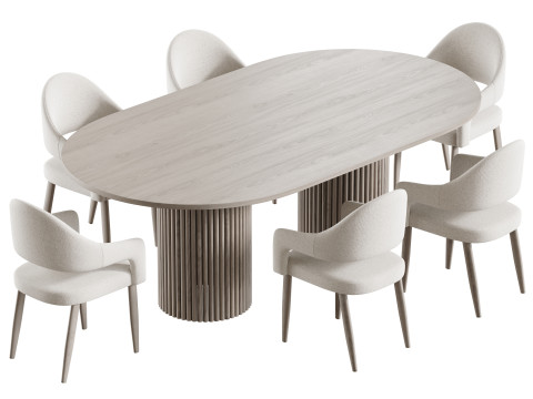 Dining table EDINBURGH Model 3D