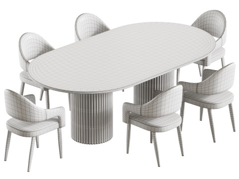 Dining table EDINBURGH Model 3D