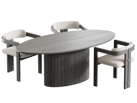 Dining table FIVORIANA 3D Model