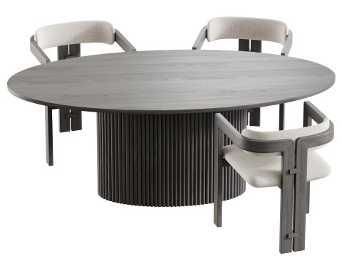 Dining table FIVORIANA Modelo 3D