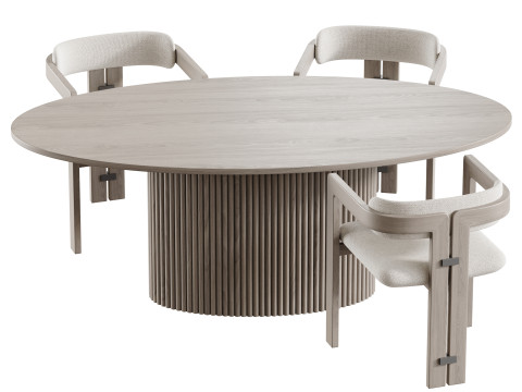 Dining table FIVORIANA Modelo 3D