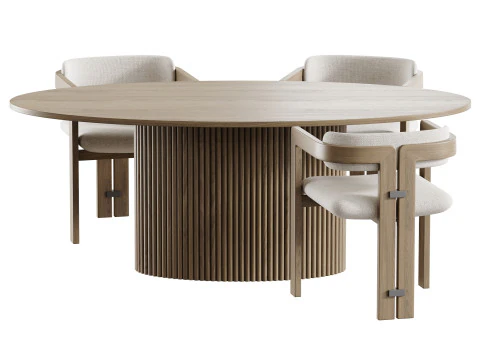 Dining table FIVORIANA 3D Model