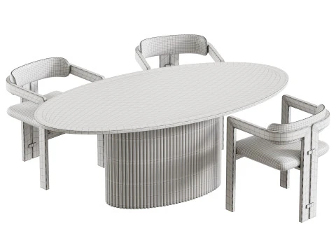 Dining table FIVORIANA 3D Model
