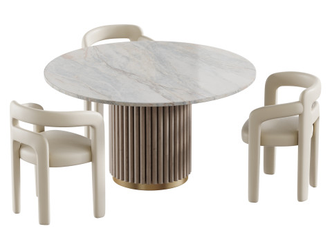Dining table HAMBURG Modello 3D
