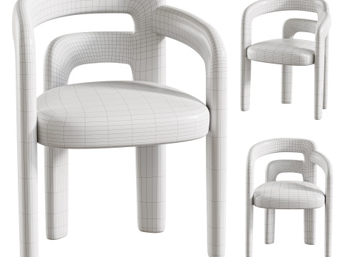 Dining table HAMBURG Modello 3D