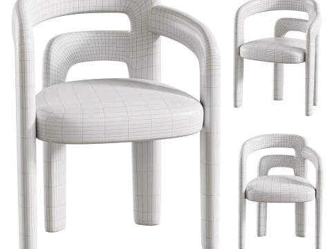 餐桌 汉堡 3D 模型