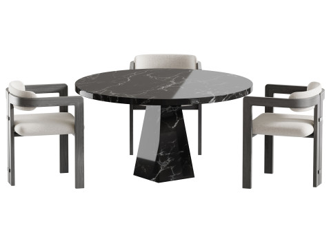 Dining table MELBOURNE 3D 모델