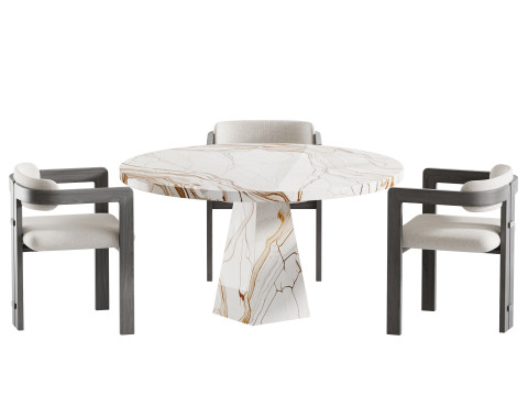 Dining table MELBOURNE 3D 모델