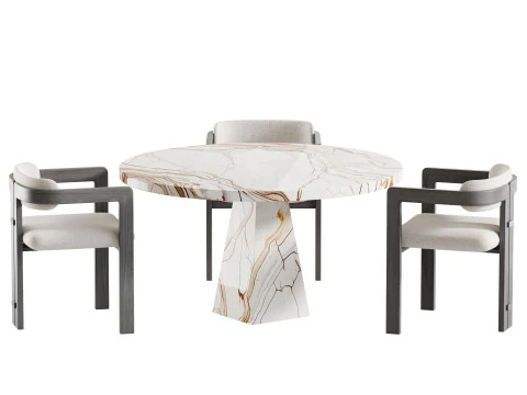 Dining table MELBOURNE 3D Model