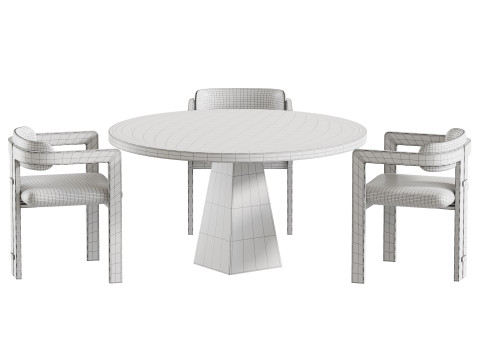Dining table MELBOURNE 3D 모델
