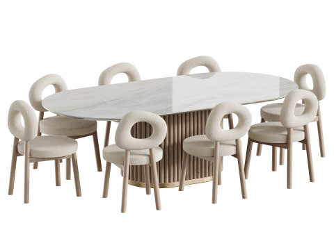 Dining table NEWMAN Modelo 3D