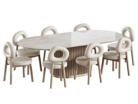 Dining table NEWMAN Modèle 3D