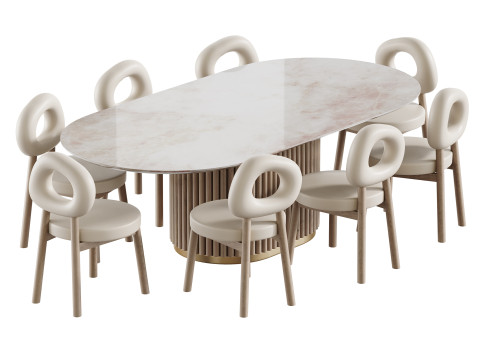 Dining table NEWMAN Modèle 3D