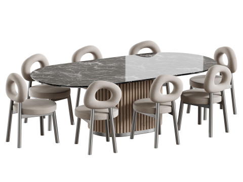Dining table NEWMAN Modèle 3D