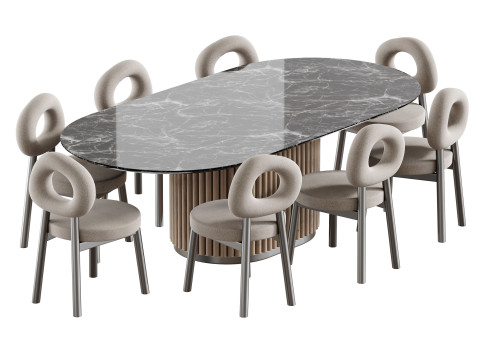 Dining table NEWMAN Modèle 3D