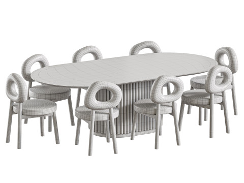 Dining table NEWMAN Modèle 3D