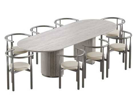 Table &agrave; manger RENMARK Modèle 3D