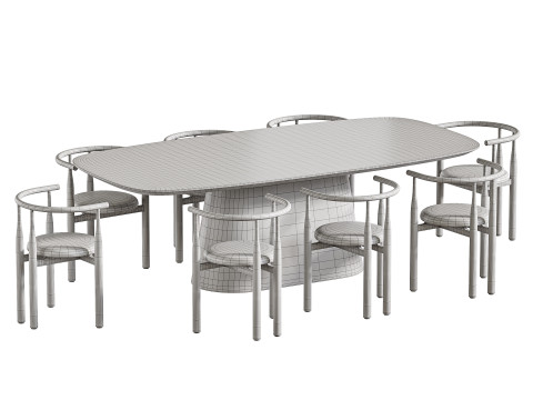 Dining table SHIMA 3D Модель