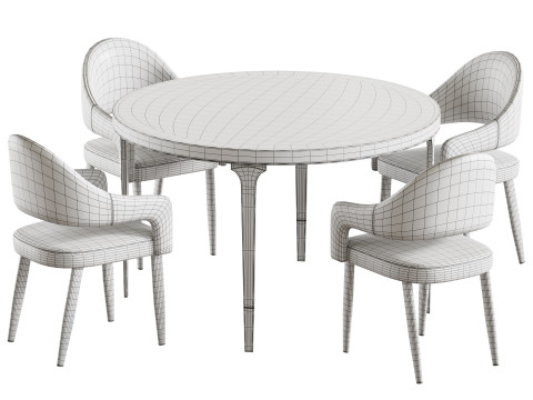 Dining table TORONTO 3D Model