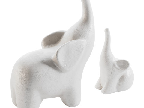 Elephant sculptures 3D 모델