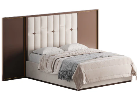 Fara Bed Design Intricately Designed Pakistani Bed 3D Model