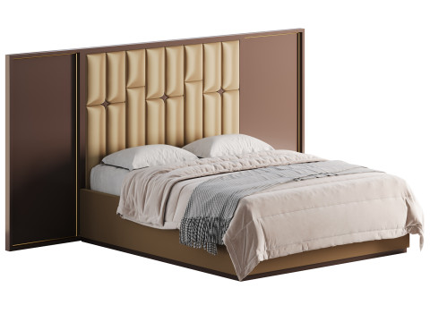 Fara Bed Design Intricately Designed Pakistani Bed 3D मॉडल