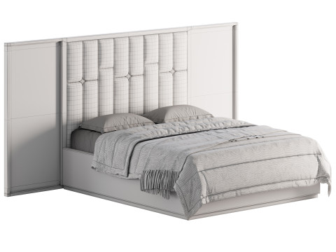Fara Bed Design Intricately Designed Pakistani Bed 3D मॉडल