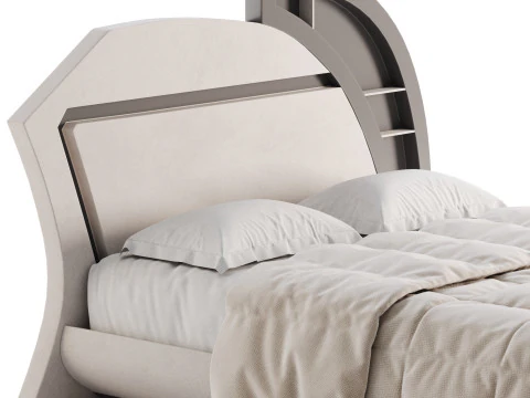 Gina Bed Letti di design che vi faranno sentire dei re Modello 3D