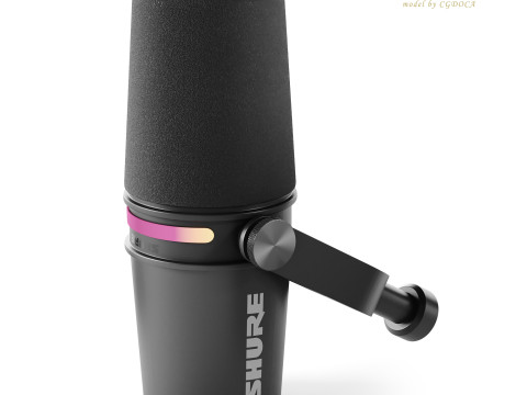MV7 Microphone Modelo 3D
