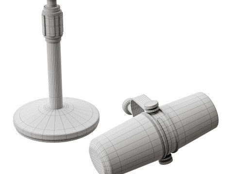 MV7 Microphone Modelo 3D