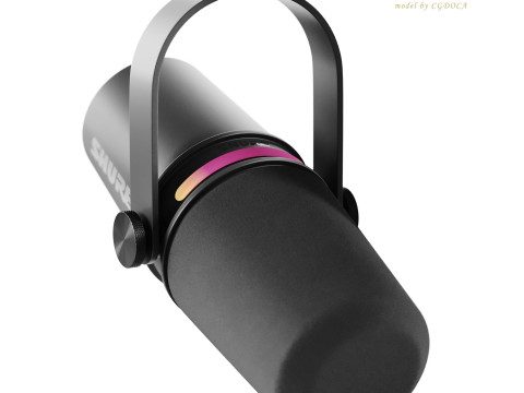 MV7 Microphone Modelo 3D