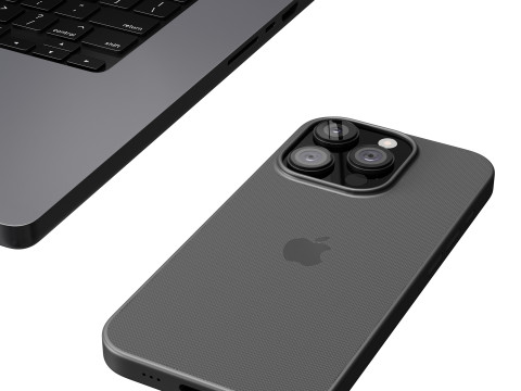 Set of Apple equipment 01 3D 모델