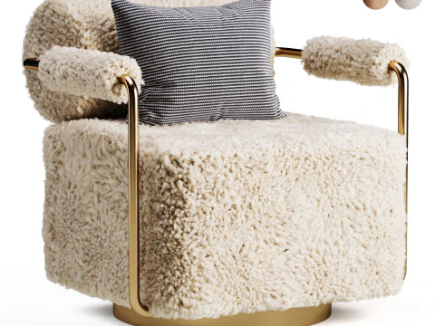 安德森扶手椅 3D 模型