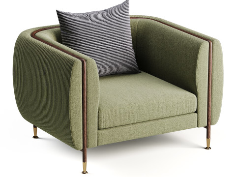 ARMCHAIR BARLOW Modelo 3D