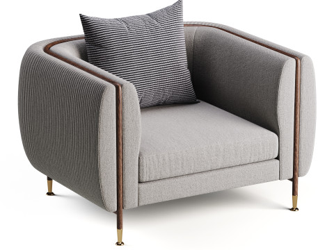 ARMCHAIR BARLOW Modelo 3D