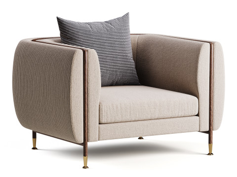 ARMCHAIR BARLOW Modelo 3D