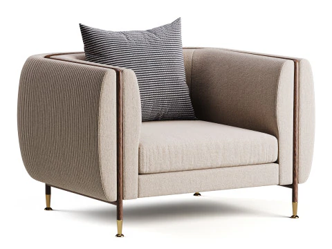 ARMCHAIR BARLOW 3D Model