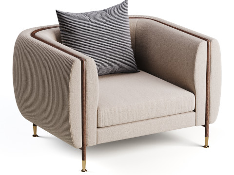 ARMCHAIR BARLOW Modelo 3D