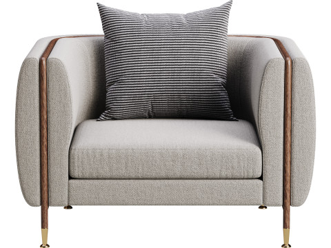ARMCHAIR BARLOW Modelo 3D