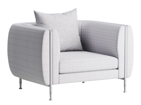 ARMCHAIR BARLOW 3D Model