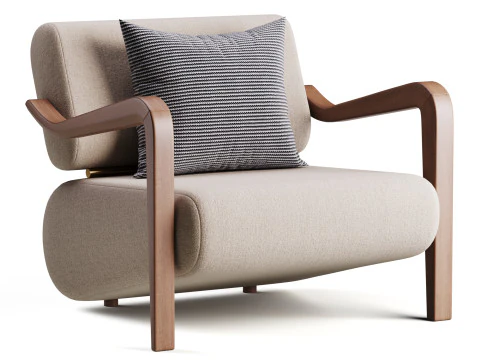 ARMCHAIR Clarck 3D Model