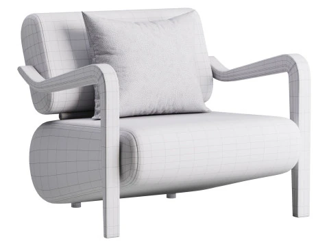 ARMCHAIR Clarck 3D Model