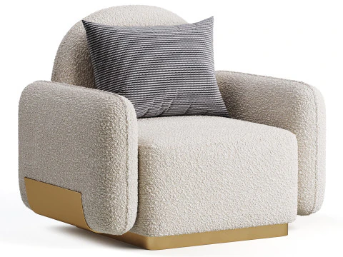 POLTRONA MANEGGEVOLE Modello 3D