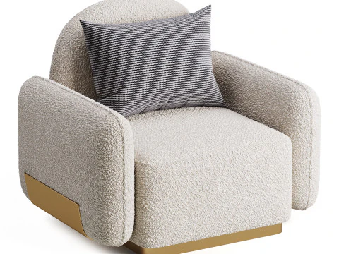 POLTRONA MANEGGEVOLE Modello 3D