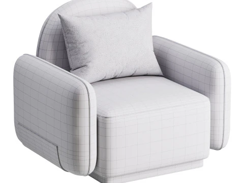 POLTRONA MANEGGEVOLE Modello 3D