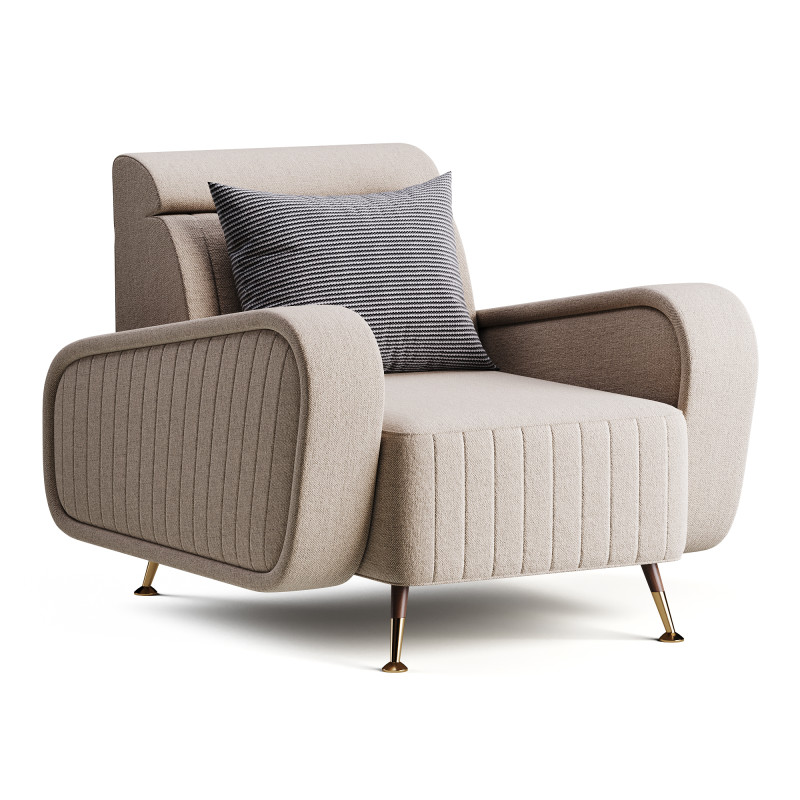 ARMCHAIR HARRISON 3D 模型 .c4d .max .obj .3ds .fbx .stl .blend